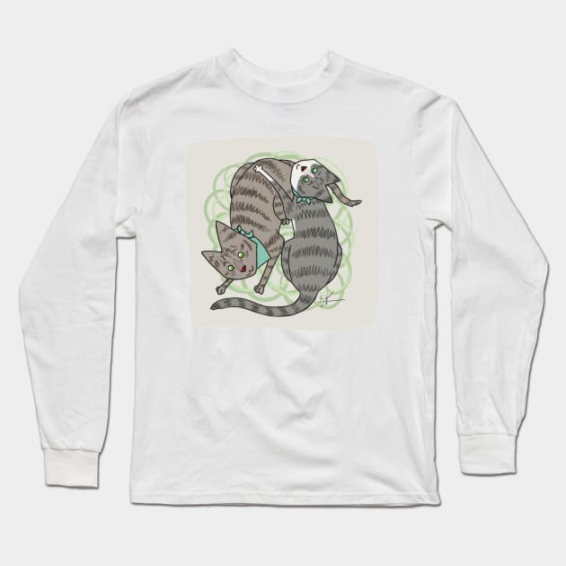 Tabby Long Sleeve T-Shirt by bitingnclawing